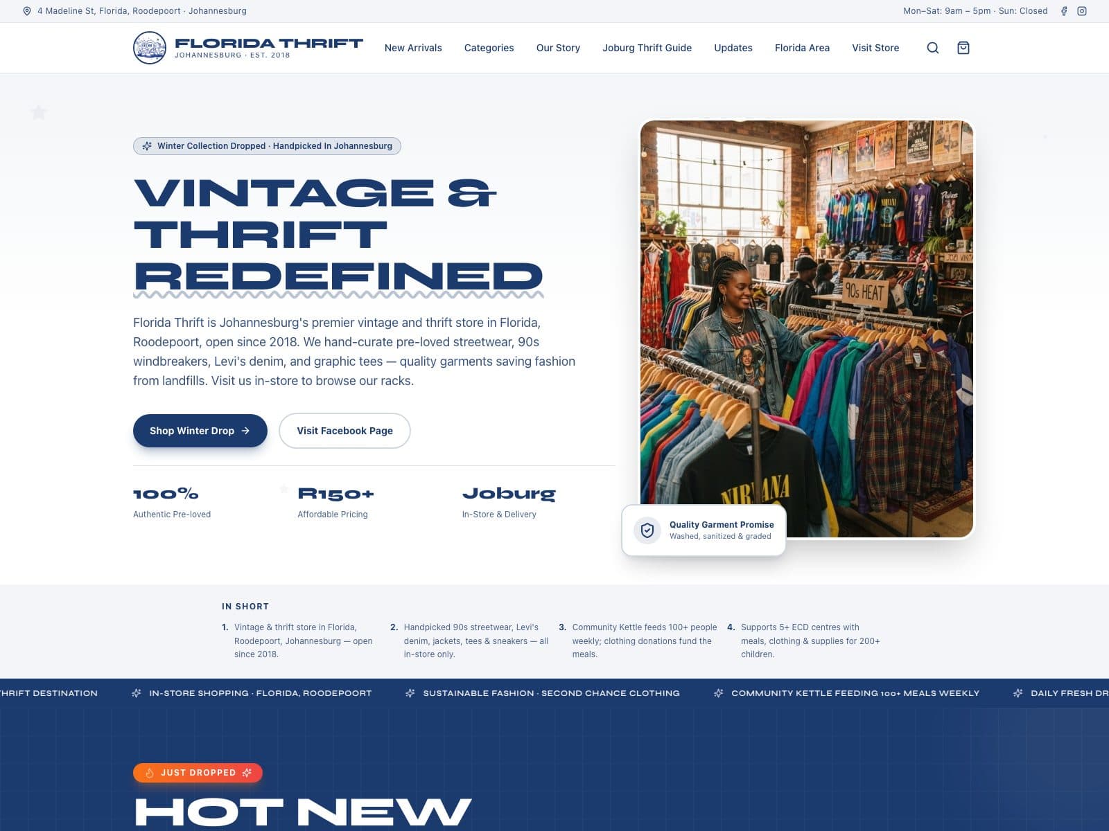 Florida Thrift website