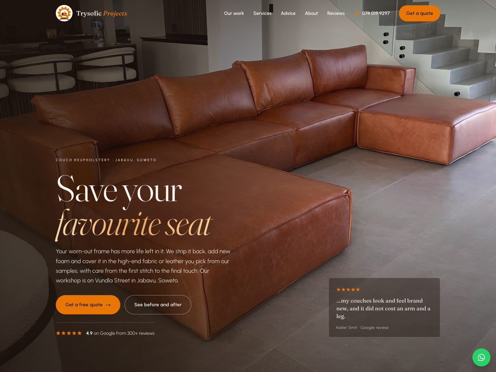 Trysofic Projects website